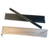 Tige de support pour auvent extérieur, accessoire de tente coupe-vent en tube de fer, support léger de 50 cm pour pique-nique, camping, pêche