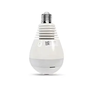 Wi-Fi-Lampe Kam VR 1080P LED FishEye Smart Home Telefon lampe Glühbirne Wifi 360-Grad-Panoramakamera