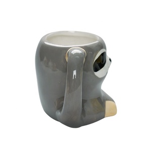 Original perezoso <span class=keywords><strong>Animal</strong></span> diseño Eco de cerámica de la sublimación de taza de esmalte con mango para bebida de - Product Image 4