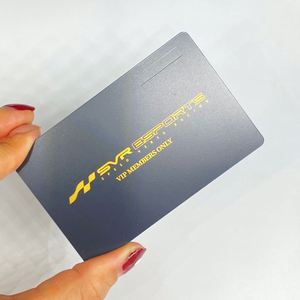 บัตรขอบคุณธุรกิจโลหะสีดำคุณภาพสูง ปรับแต่งได้เต็มที่ หรูหรา ขายส่ง.html - Product Image 2