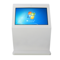 Kios LCD Layar Sentuh 55" Tahan Cuaca IP65 Resolusi 4K Tampilan Digital Luar Ruangan Kecerahan Tinggi untuk Lift, Pusat Perbelanjaan, dan Ritel