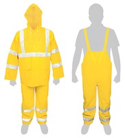 Maßgefertigter Erwachsenen-Regenanzug aus PVC, Klassisch, Wasserdicht, Winddicht, Leicht, Zweiteilig, Outdoor-Camping Latzhose und Jacke, Angeln, Arbeit