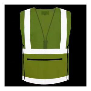 Gilet de sécurité jaune personnalisable avec logo OEM d'usine, homologué ANSI CE, vêtements de sécurité réfléchissants - Product Image 2