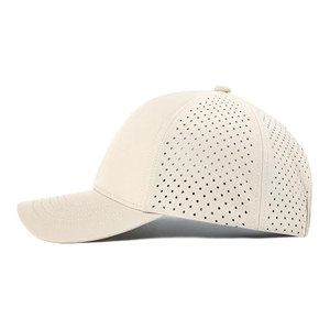 Casquettes Snapback personnalisées tendance, perforées au laser, fabriquées en usine, chapeau décontracté pour le sport et les activités de plein air - Product Image 3