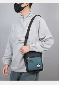 Nouveau sac à bandoulière pour homme en tissu Oxford imperméable de haute qualité, sac messager tendance pour l'extérieur - Product Image 6