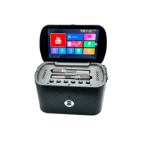 Altavoz Inalámbrico de Alta Gama con Micrófono, Pantalla Táctil de 11.6'', Sistema de Karaoke Portátil para Fiestas