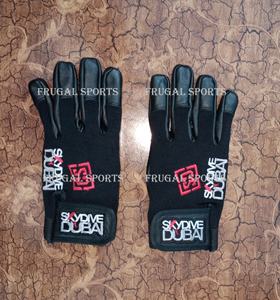 Guantes Skydive con logotipo bordado Material de cuero de alta calidad cuero pegajoso antideslizante - Product Image 2