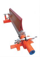 Nettoyeur de courroie à tension automatique résistant à l'huile, avec joint vulcanisé, pour le nettoyage du sable et du gravier en chantier