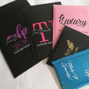 Stampa personalizzata Riciclabile mailing Biodegradabile Al 100% <span class=keywords><strong>nero</strong></span> pochette bulle borse di trasporto per l'abbigliamento - Product Image 4
