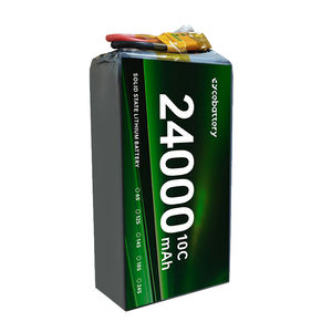 定制高能量密度24000毫安时6S 12S 14S 267WH/kg锂离子无人机电池组 - Product Image 3