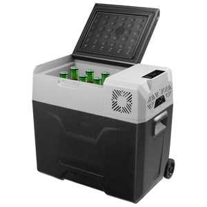 <span class=keywords><strong>Mini</strong></span> réfrigérateur portable pour voiture 50L 12V/24V, chaud et froid, avec poignée, <span class=keywords><strong>mini</strong></span> congélateur USB, réfrigérateur électrique - Product Image 2