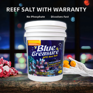 Groothandel Blauwe Schat Octagonale Aquarium Mariene SPS Pro Koralenrif Zout Roestvrij Staal Ecologisch Vis 1.5L Binnen/Buiten - Product Image 2