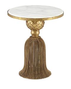 Nueva mesa de centro de forma redonda de la mejor calidad con mesa de metal de mármol Colección blanca hecha a mano precio al por mayor - Product Image 1