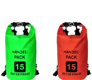HANDELI personalizzabile 15 L borse asciutte impermeabili all'aperto accessori Kayak sport acquatici Jet ski immersioni nuoto vela surf