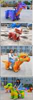 Dinosaure rose à jetons marchant animaux intérieur enfants course Arcade Machine simulateur Arcade Ame Machine