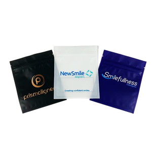 Bolsas de Mylar Reciclables para Tiras Blanqueadoras de Dientes con Ventana Transparente, Bolsas Reutilizables Mate para Alineadores Dentales, Bolsitas de Plástico para Alineadores - Product Image 3