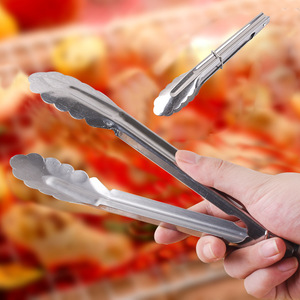 Pinzas para Alimentos de Acero Inoxidable 410, Utensilios de Cocina Multiusos para Barbacoa, Duraderas - Product Image 1