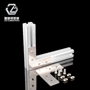 Placa de Conexión en Forma de L de Perfil de Aluminio Luhu 3030, Accesorio de Aluminio Industrial, Estándar Europeo - Product Image 3