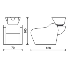 <span class=keywords><strong>Shampooing</strong></span> de massage Chaise de lavage de lit Salon de coiffure Espace intime <span class=keywords><strong>Shampooing</strong></span> pour lit Bol et chaise - Product Image 5