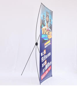 Espositore a X Pieghevole Portatile Telescopico Tipo Porta per Cartelloni Pubblicitari Verticali in Centri Commerciali - Product Image 6