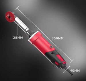 Mini meuleuse d'angle électrique industrielle, portative, 190W, 6A, vitesse réglable, coupe de carreaux, polissage, filaire, droite, garantie 1 an - Product Image 2