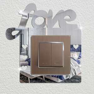 2025 New Hot Selling Creative Diy <b>Acrylic</b> <b>Mirror</b> Wall Sticker Switch Beautification Decoration - Product Image 1