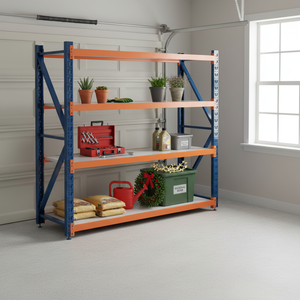 Manufacturer's Long Span Storage Adjustable Corrosion Protection 200Kg Steel Racking Warehouse Shelving <strong>Stacking</strong> Racks <strong>Shelves</strong> - Product Image 2