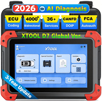 USA Stock XTOOL D7 Actualización 2026 Herramienta de Diagnóstico Inteligente con IA Escáner ECU Automotriz Multimarca Máquina de Diagnóstico de Coches 36+ Funciones de Reinicio