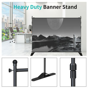 可调大幅面<span class=keywords><strong>3.3</strong></span>*<span class=keywords><strong>3.3</strong></span>米横幅支架金属织物婚礼和促销广告背景 - Product Image 3