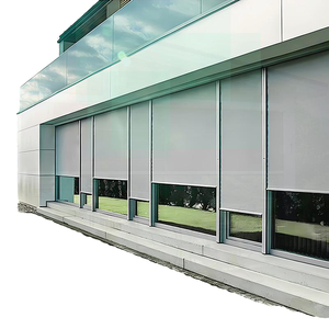 Persianas Verticales Eléctricas Retráctiles, Resistentes al Fuego, Aislantes, Motorizadas, Impermeables, para Ventanas, Pérgolas y Áreas Exteriores Modernas - Product Image 1