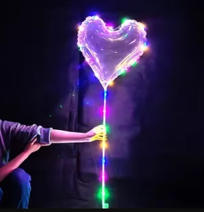 Neonglo Leuchten PVC Led Bobo Ballon Herz Stern Dinosaurier Runde Formen für Geburtstag Hochzeits feier Dekoration oder Spielzeug Geschenke - Product Image 2