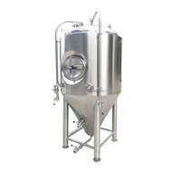Équipement de fermentation de bière en acier inoxydable 304 pour brasserie domestique 100L/ 200L /500L/1000L