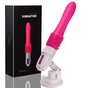 Nuovi prodotti nuovi prodottidildo vibratore per le donne plug anale dildo spinta automatica dildo masturbazione femminile retrattile