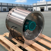 Industrieller Elektrischer 220V/380V AC Explosionsgeschützter Axialventilator Freistehend Edelstahlflügel 600mm Kugellager OEM/ODM