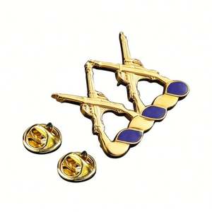 Insignias Personalizadas de Esmalte Suave con el Logotipo del Club Classic, Insignias Metálicas Personalizadas a Precio de Fábrica al por Mayor - Product Image 6