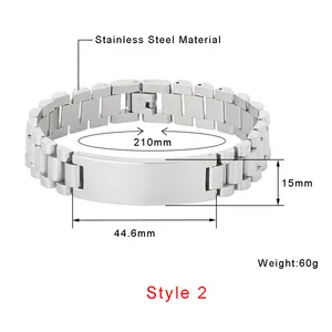 Не тускнеет ювелирные изделия Pulsera заявление позолоченные наручные браслет для наручных часов из нержавеющей стали ремешок браслет-цепочка