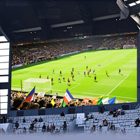 Mur vidéo LED HD couleur pleine pour location, écran LED extérieur pour stades de football et de rugby et événements en direct