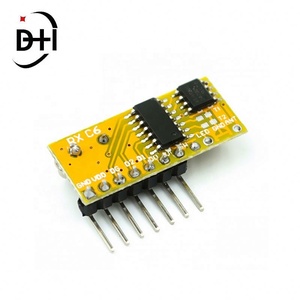 โมดูลรับสัญญาณรีโมทไร้สายแบบเรียนรู้ได้ RXC6 5V 4 ช่องรับสัญญาณ RXC6 ซูเปอร์เฮเทอโรไดน์ แบบเรียนรู้ได้ 433M - Product Image 2