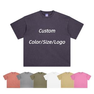 Hochwertige Baumwolle Herren Damen Blank <span class=keywords><strong>T</strong></span>-<span class=keywords><strong>Shirt</strong></span> Plain Designs Übergroße Größen DTG Druck muster Benutzer definierte Logo Grafik <span class=keywords><strong>T</strong></span>-Shirts - Product Image 2