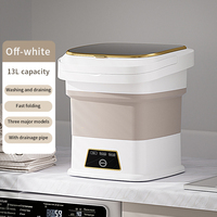 Machine à laver de luxe pliable entièrement automatique pour animaux de compagnie Mini compacte et portable avec déshydratation pour les propriétaires de chats et l'utilisation en dortoir