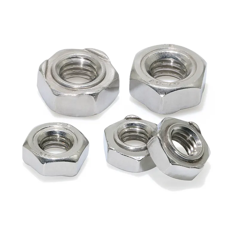 Stainless Steel Welded Hexagon Nuts/spot Welded Hexagon Nuts M3M4M5M6M8M10M12DIN929