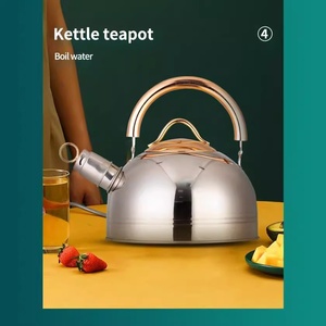 Hervidor de Acero Inoxidable de Alta Calidad, 3L de Gran Capacidad, Diseño Nórdico, Apagado Automático, Mango de Madera, para Estufa Eléctrica - Product Image 5