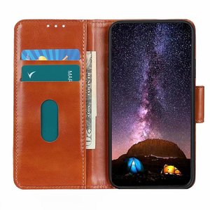 <span class=keywords><strong>Custodia</strong></span> a portafoglio in pelle PU con motivo Crazy Horse per <span class=keywords><strong>OPPO</strong></span> <span class=keywords><strong>A52</strong></span> con supporto e slot per carte - Product Image 3