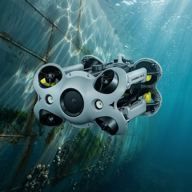 CHASING M2 s Industrial Inspection Underwater Drone 4K Camera Flight 100m Tether Remote Operated Vehicle Robots Robotic Drone