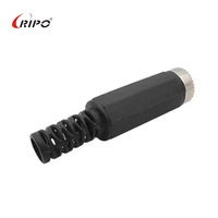 Connecteur d'alimentation DC femelle en plastique de haute qualité, modèle DC-FEM-ADPT-01 de la marque Ripo, 250V/300V 10A/15A, blocs de bornes