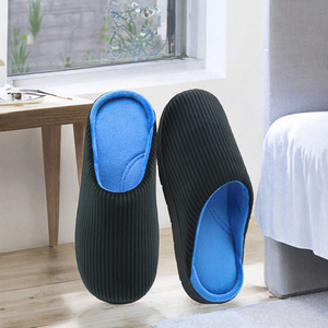 Pantuflas de Casa de Pana con Punta Abierta, Forro de Felpa Suave, Ligeras para Uso Interior - Product Image 3