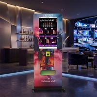 Máquina Expendedora Compacta Vertical con Verificación de Edad, Atomizador Digital de Tabaco, Pago con Tarjeta de Crédito, Barra de Pago, SDK para Arena de Esports