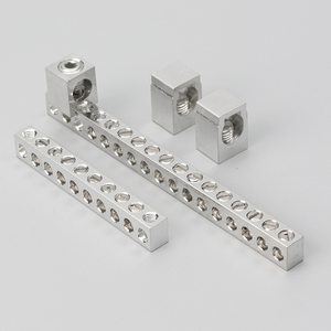 Chất lượng cao KS/NLC-10 nhôm thanh phân phối điện khối thiết bị đầu cuối kết nối Lugs kích thước tùy chỉnh có sẵn - Product Image 1