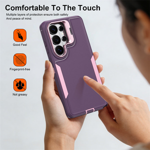 Funda Protectora Invisible con Soporte Metálico <span class=keywords><strong>para</strong></span> Teléfono, Diseño Creativo, Envío Directo de Fábrica, <span class=keywords><strong>para</strong></span> Samsung S26 S25 S24 S23 <span class=keywords><strong>Ultra</strong></span> Plus - Product Image 5
