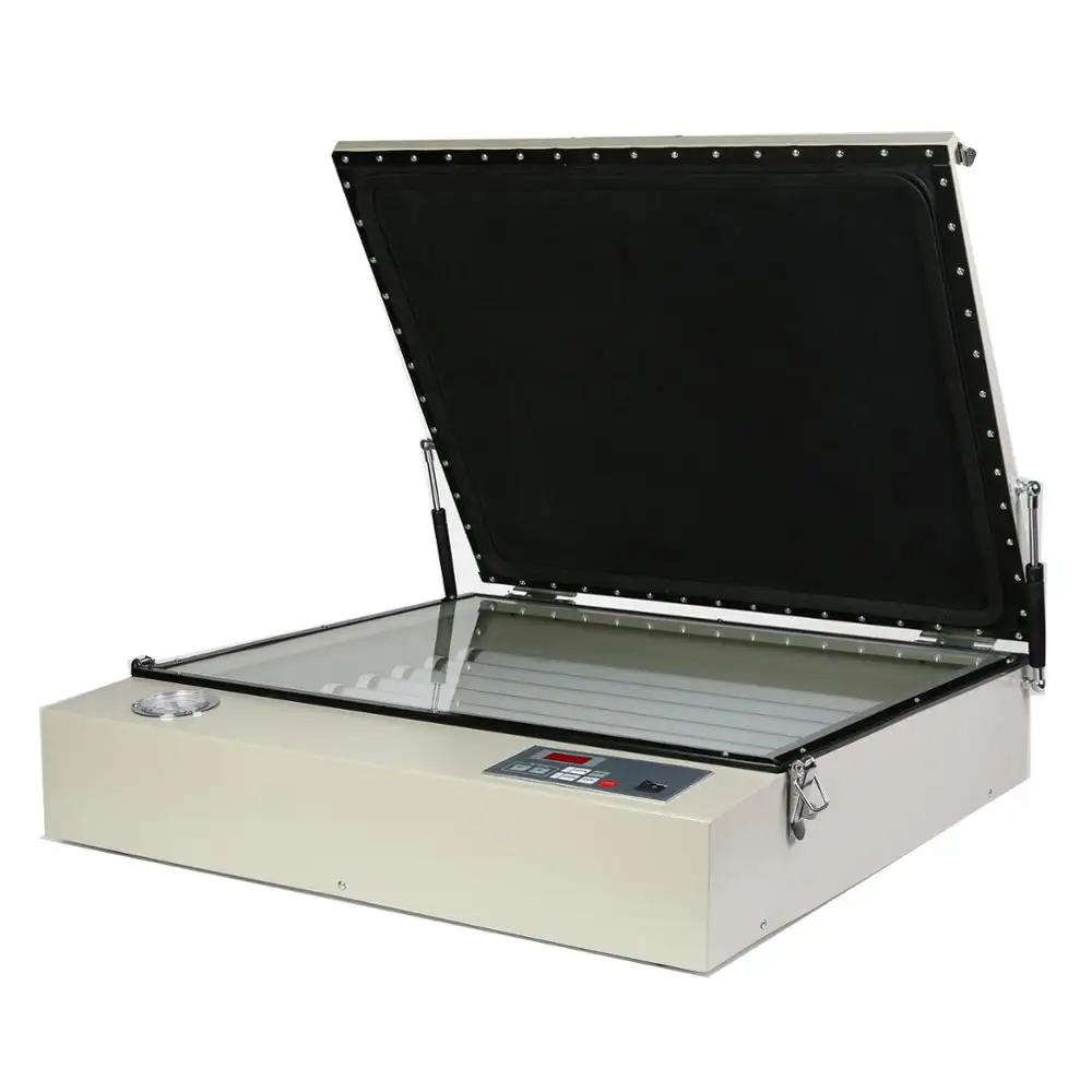वैक्यूम यूवी जोखिम इकाई मशीन, यूवी प्रकाश बॉक्स के लिए गर्म पन्नी, पैड मुद्रण कांच नक़्क़ाशी 20 "X 16"